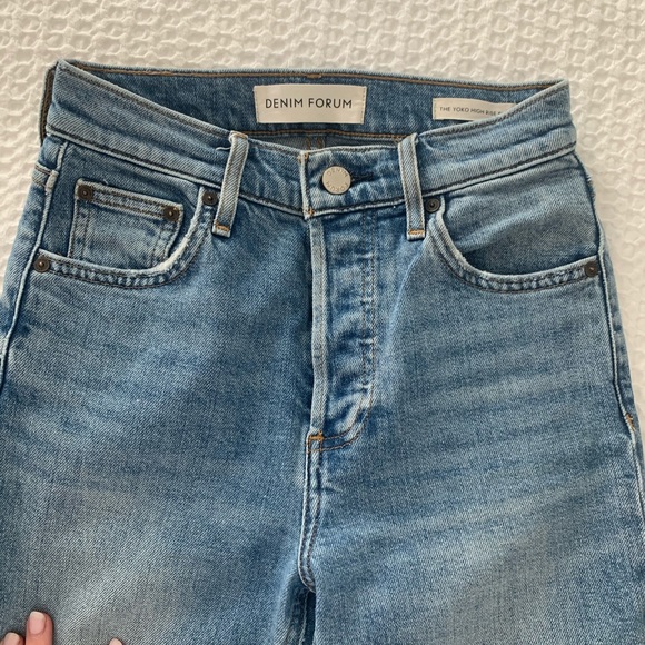Denim Forum Yoko High Rose Slim Size 23 - Picture 2 of 3